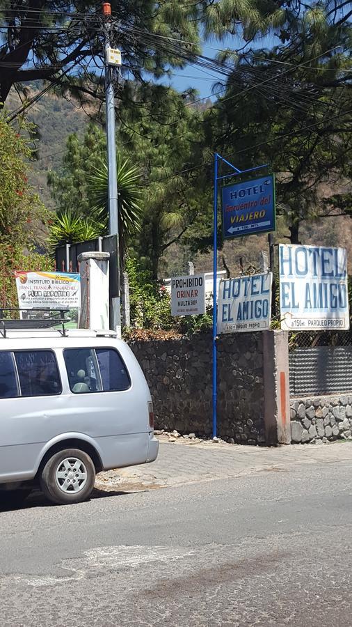 Hotel Encuentro Del Viajero Panajachel Exterior foto